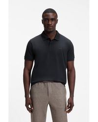 BOSS - Regular-Fit Polo With Embroidered Logo - Lyst