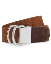 BOSS - By Beckham Tape Belt With Nubuck Trims - Lyst