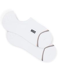 BOSS - Two-Pack Of Ankle-Length Socks With Branding - Lyst
