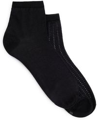 BOSS - Kurze Socken aus Baumwoll-Mix im Zweier-Pack - Lyst