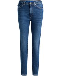 HUGO - Skinny-fit Jeans Van Middenblauw Stretchdenim - Lyst