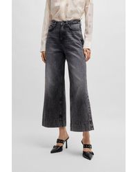 HUGO - Wide-Leg Jeans - Lyst