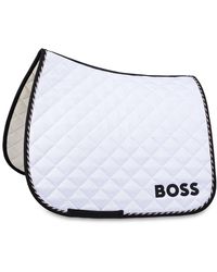 BOSS - Equestrian Dressage Fast-drying Saddle Pad With Monogram - Lyst