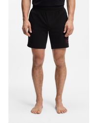 HUGO - Logo-Print Loungewear Shorts - Lyst
