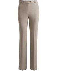BOSS - Slim-Fit Hose aus Stretch-Material mit ausgestelltem Bein - Lyst