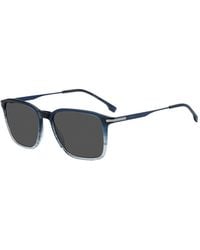 BOSS - Degradé- Sunglasses With Striped Detail - Lyst