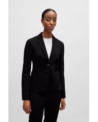 BOSS - Extra-slim-fit Jacket In Stretch Fabric - Lyst