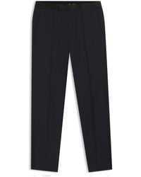 BOSS - Slim-Fit Smoking-Hose Aus Schurwoll-Serge - Lyst
