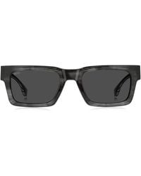 BOSS - Lunettes De Soleil En Acétate À Motif Et Monogramme Double B - Lyst