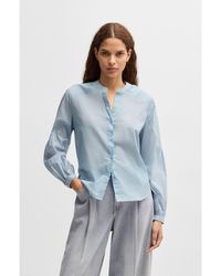 BOSS - Regular-Fit Blouse - Lyst