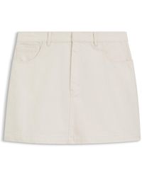 HUGO - Minirok Van Katoenen Twill Met Happy -Logo - Lyst