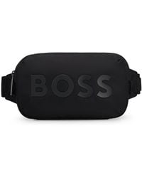 BOSS - Logo Belt Bag In Structured Fabric - Lyst