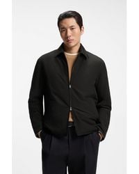 BOSS - Regular-Fit Jacket With Water-Repellent Finish - Lyst