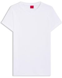 HUGO - Slim-Fit T-Shirt Van Katoen - Lyst