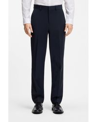HUGO - Modern-Fit Trousers - Lyst