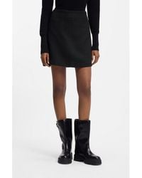 HUGO - Mini Skirt - Lyst