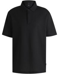 BOSS - Black Men's Polo Shirts Size 2xt - Lyst