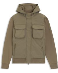 BOSS - Regular-Fit Jacke Mit Kapuze Und Gore-Tex - Lyst