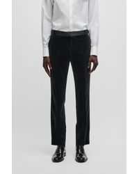 BOSS - Slim-Fit Tuxedo Trousers - Lyst