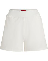HUGO - Logo-Print Shorts - Lyst