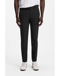BOSS - Slim-Fit Trousers - Lyst