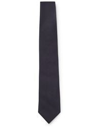 BOSS - Silk Tie With Solid Weave - Lyst