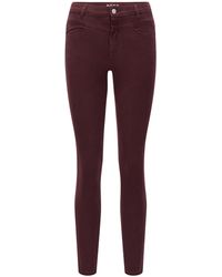 BOSS by HUGO BOSS Skinny-fit Jeans With Modern Cutlines - Red