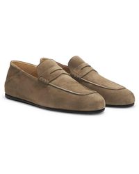 BOSS - By Beckham Penny Loafers - Lyst