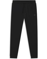 BOSS - Trainingsbroek Van Katoenen Badstof Met Logopatch - Lyst