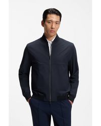 BOSS - Slim-Fit Jacket - Lyst