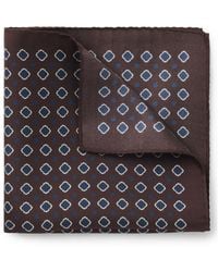 BOSS - One Silk Pocket Square With Printed Pattern - Lyst