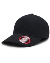 HUGO - Cotton-Twill Cap With Logo - Lyst