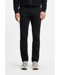 BOSS - Slim-Fit Trousers - Lyst