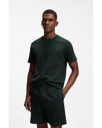 BOSS - Waffle-Knit Pyjama Top - Lyst