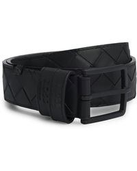 BOSS - Reitsport-Gürtel Aus Geflochtenem Leder - Lyst