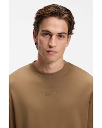 BOSS - Porsche X Long-Sleeved T-Shirt With Gloss Logo - Lyst
