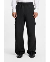 HUGO - Relaxed-Fit Trousers With Cargo Pockets - Lyst
