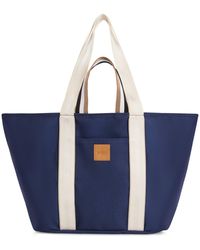 BOSS - Canvas Tote Bag With Logo Patch - Lyst