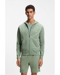 BOSS - Zip-Up Hoodie - Lyst
