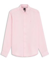 BOSS - Camicia Button-Down Regular Fit - Lyst