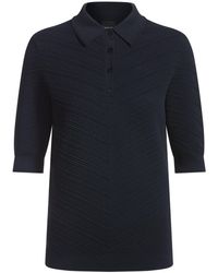 BOSS - Strukturierter Strickpullover Mit Polokragen - Lyst