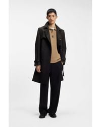 HUGO - Water-Repellent Trench Coat - Lyst