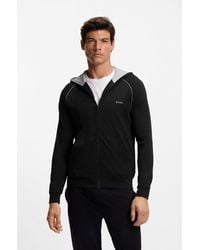 BOSS - Zip-Up Hoodie - Lyst