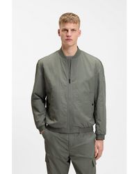 BOSS - Water-Repellent Bomber Jacket - Lyst