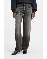 HUGO - Straight-Fit Jeans - Lyst