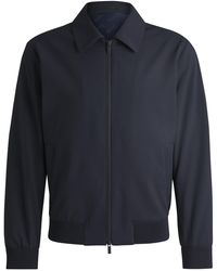 BOSS - Slim-fit Jacket In Water-repellent Performance-stretch Fabric - Lyst
