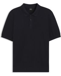 BOSS - Regular-Fit Knit Polo - Lyst