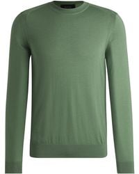BOSS - Regular-Fit Trui Van Wol, Zijde En Kasjmier - Lyst