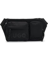 HUGO - Belt Bag With Logo And Branded Strap - Lyst