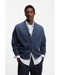 BOSS - Relaxed-Fit Cardigan - Lyst